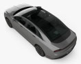 Lincoln MKZ with HQ interior 2020 3d model top view