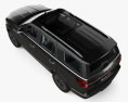 Lincoln Navigator Black Label HQインテリアと 2017 3Dモデル top view