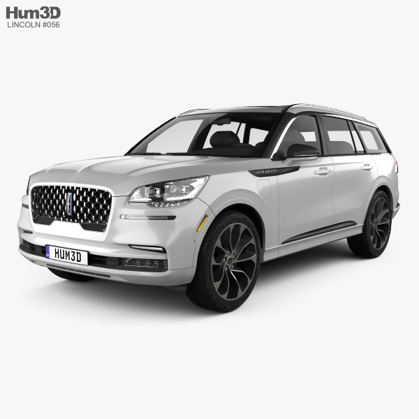 Lincoln Aviator Grand Touring 2022 3D 모델 
