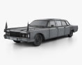 Lincoln Continental US Presidential State Car 1969 3d model wire render