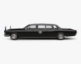 Lincoln Continental US Presidential State Car 1969 3d model side view