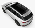 Lincoln Corsair 2020 3d model top view