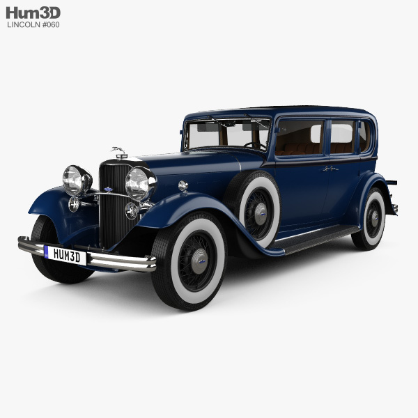 Lincoln KB Limousine with HQ interior 1932 3D model