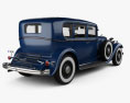 Lincoln KB Limousine mit Innenraum 1932 3D-Modell Rückansicht