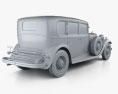 Lincoln KB Limusina con interior 1932 Modelo 3D