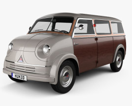 3D model of Lloyd LT 500 1955