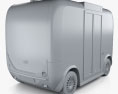 Local Motors Olli Autobus 2016 Modèle 3d clay render