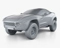 Local Motors Rally Fighter 2012 3d model clay render