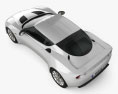 Lotus Evora S 2013 3d model top view