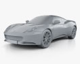 Lotus Evora S 2013 3d model clay render