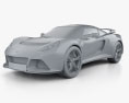 Lotus Exige S 2013 3d model clay render