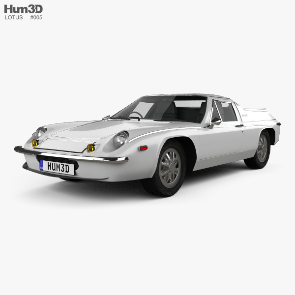 Lotus Europa 1973 3D 모델 