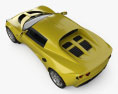 Lotus Elise 2008 3D模型 顶视图