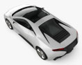 Lotus Esprit 2010 3D模型 顶视图