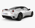 Lotus Evora 400 2017 3D-Modell Rückansicht