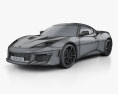 Lotus Evora 400 2017 3D-Modell wire render