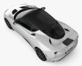 Lotus Evora 400 2017 3D-Modell Draufsicht