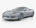 Lotus Evora 400 2017 3D-Modell clay render