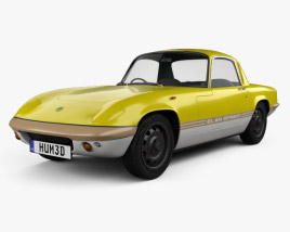 Lotus Elan Sprint Fixed-head Coupe 1971 3D 모델 