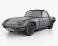 Lotus Elan Sprint Fixed-head Coupe 1971 3D模型 wire render