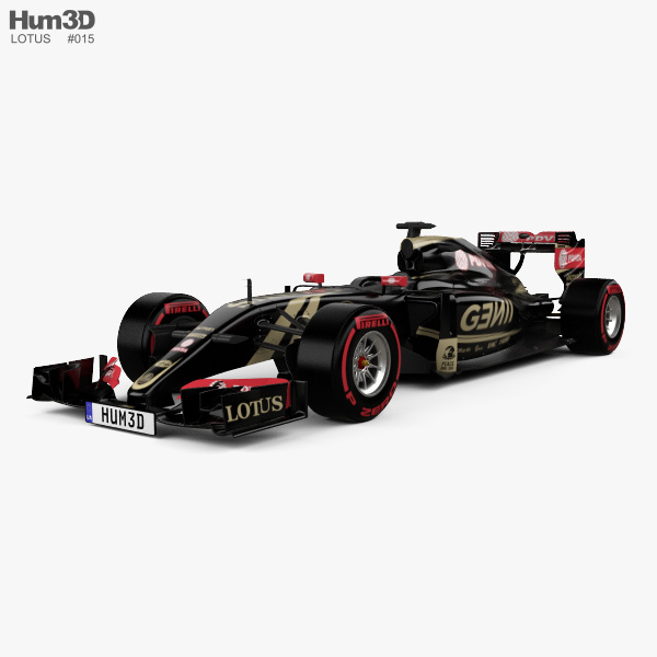Lotus E23 hybride 2015 Modèle 3D
