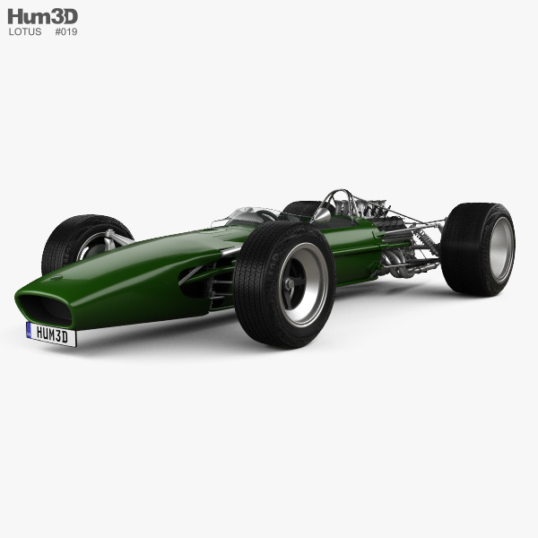 Lotus 49 1967 3D模型