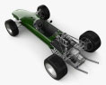 Lotus 49 1967 3D模型 顶视图