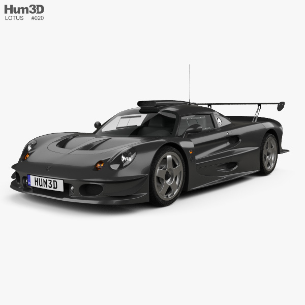 Lotus Elise GT1 2001 3D 모델 