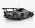 Lotus Elise GT1 2001 3d model