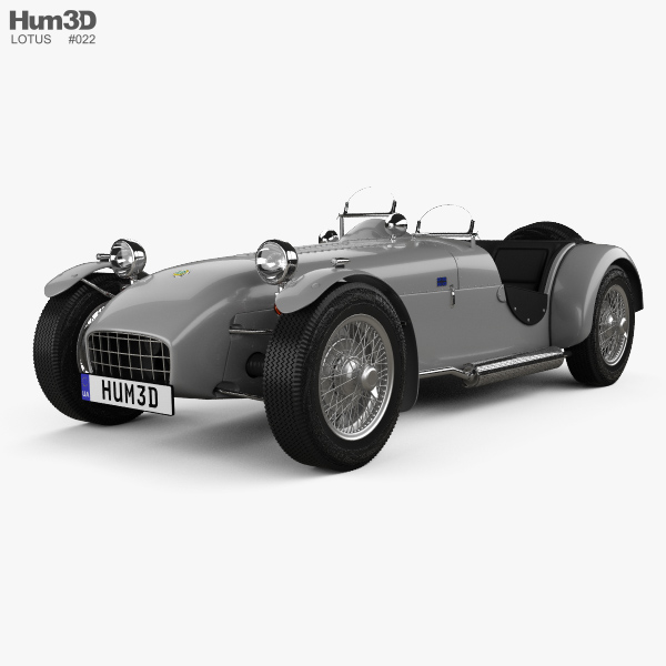 Lotus Seven 1957 3D 모델 