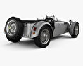Lotus Seven 1957 3d model back view