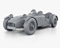 Lotus Seven 1957 Modello 3D clay render