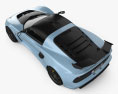 Lotus Exige Sport 410 2022 3D-Modell Draufsicht