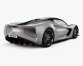Lotus Evija 2022 Modelo 3D vista trasera