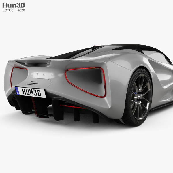 Lotus Evija 2020 3D model Vehicles on Hum3D