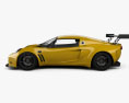 Lotus Exige GT3 2007 3d model side view