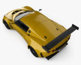 Lotus Exige GT3 2007 3d model top view