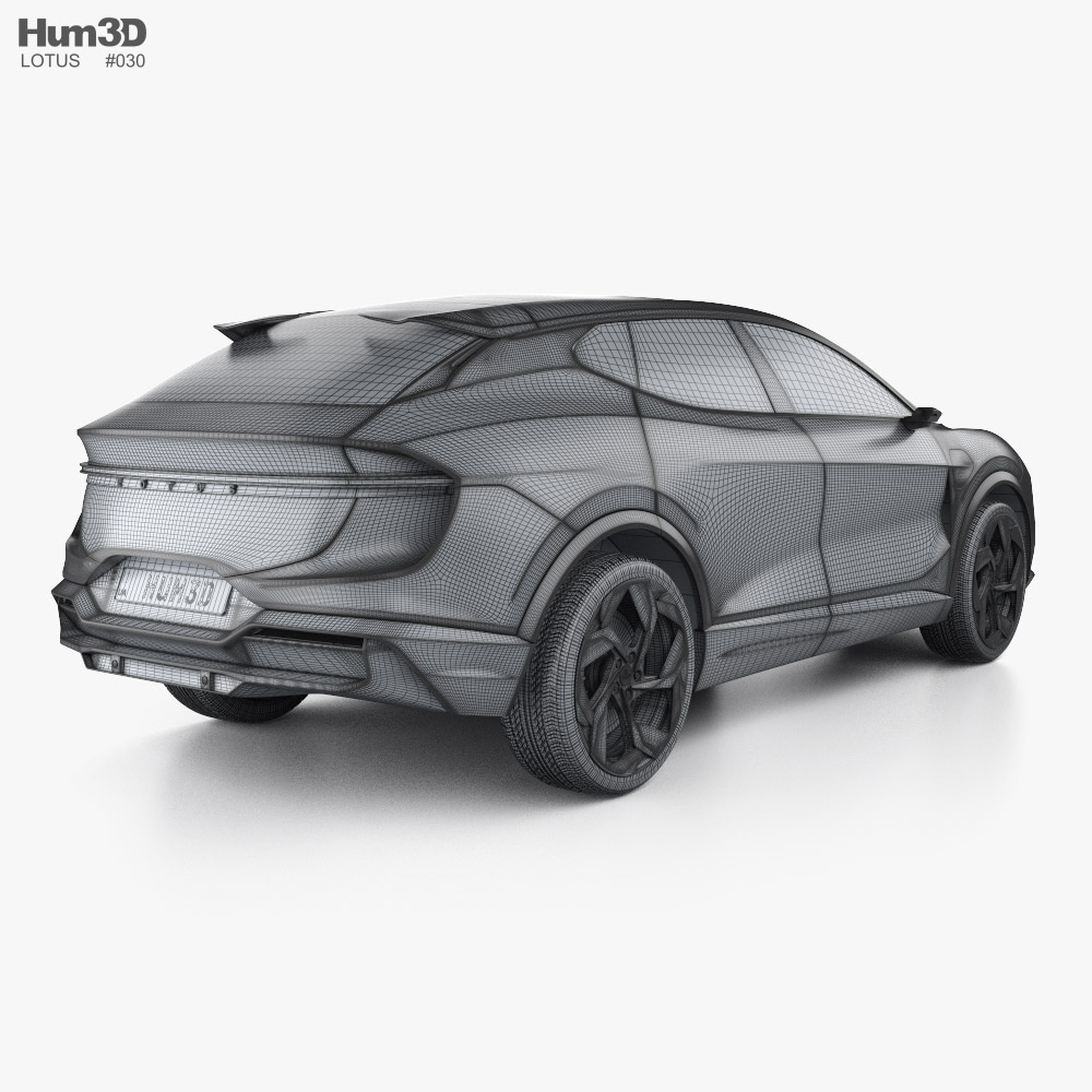 Lotus Eletre 2023 3D model - Vehicles on Hum3D