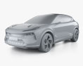 Lotus Eletre 2023 Modello 3D clay render