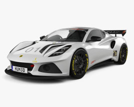 Lotus Emira GT4 2021 3D 모델 