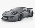 Lotus Emira GT4 2021 3D模型 wire render