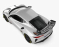 Lotus Emira GT4 2021 3D模型 顶视图