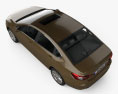 Luxgen 5 セダン 2012 3Dモデル top view