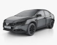 Luxgen S5 Turbo Eco Hyper 2018 3d model wire render