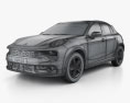 Lynk & Co 02 2020 3D-Modell wire render