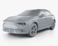 Lynk & Co 02 2020 3d model clay render