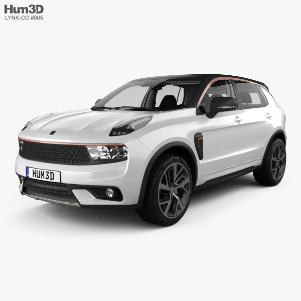 Lynk & Co 01 Sport with HQ interior 2020 3D model