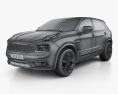Lynk & Co 01 Sport with HQ interior 2020 3d model wire render