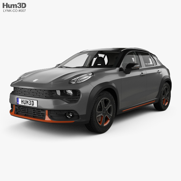 Lynk & Co 02 with HQ interior 2020 3D model