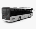 MAZ 231062 bus 2016 3d model back view